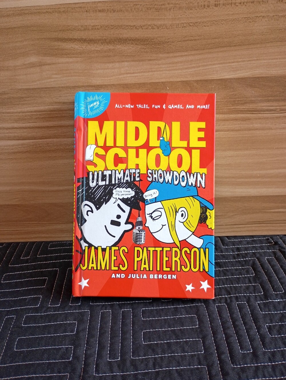 Middle School: Ultimate Showdown by James Patterson - Bright Red & Yellow Cover